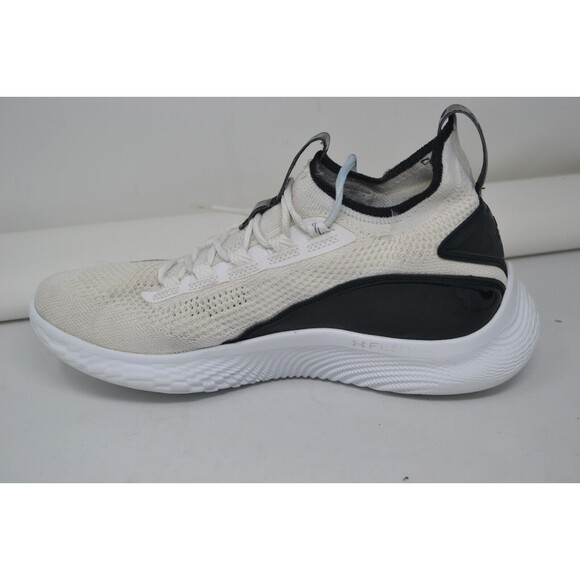 Under Armour Curry 8 FLOW White Patent 3024785-111 Sz M 10.5 W12 Basketball Shoe - Picture 11 of 16